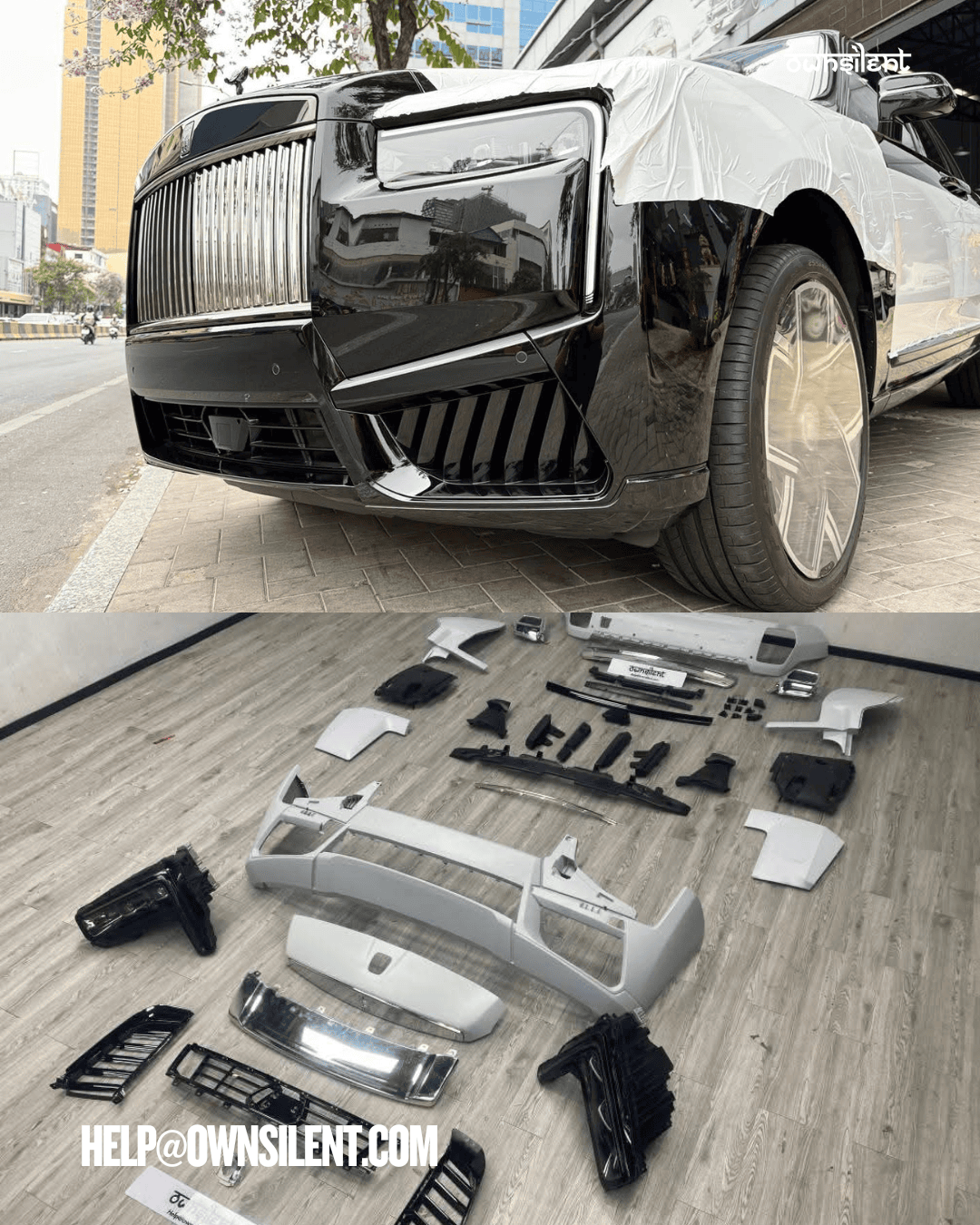 Rolls-Royce Cullinan Series I to Series II 2025 Facelift Conversion Kit